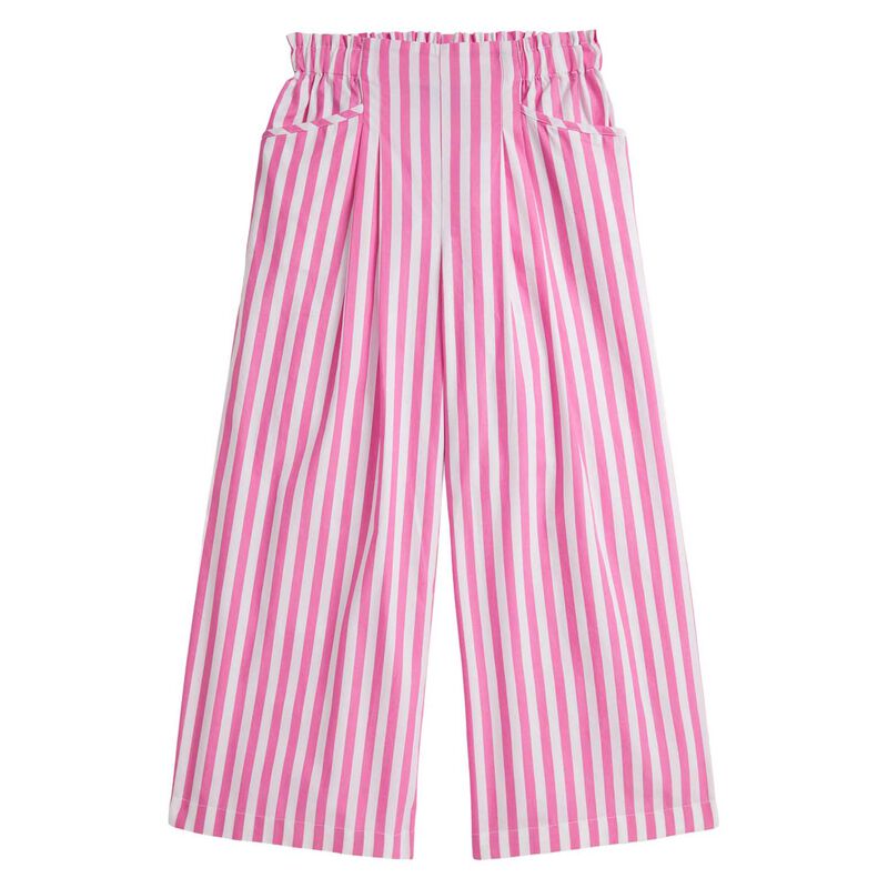 Polo Ralph Lauren Striped Poplin Wide-Leg Pant 7-10Y image number 0